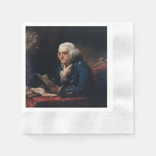 Tumnagelporträtt, Benjamin Franklin Grundlagsfader Pappersservett
