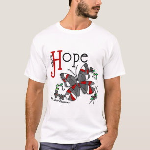 Tumor för målat glassfjärilshjärna t shirt