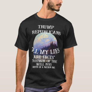 Tump Viljans triumf 1935 Födelse Nation Trump T Shirt