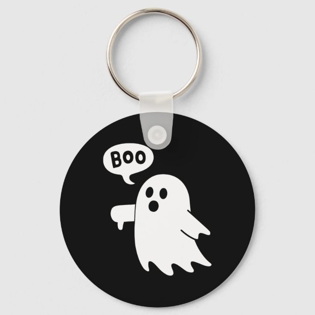 Tumpar av Ghost Screaming Boo DisApproval Ghost Nyckelring (Framsida)