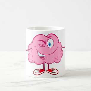 Tumpar för Tecknad Broin Winking Character Up Kaffemugg