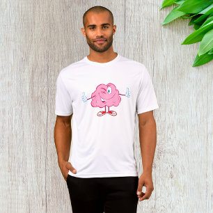 Tumpar för Tecknad Broin Winking Character Up T Shirt