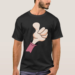 Tumpar upp handsignera Ja Godkänn Bra-arbete T Shirt