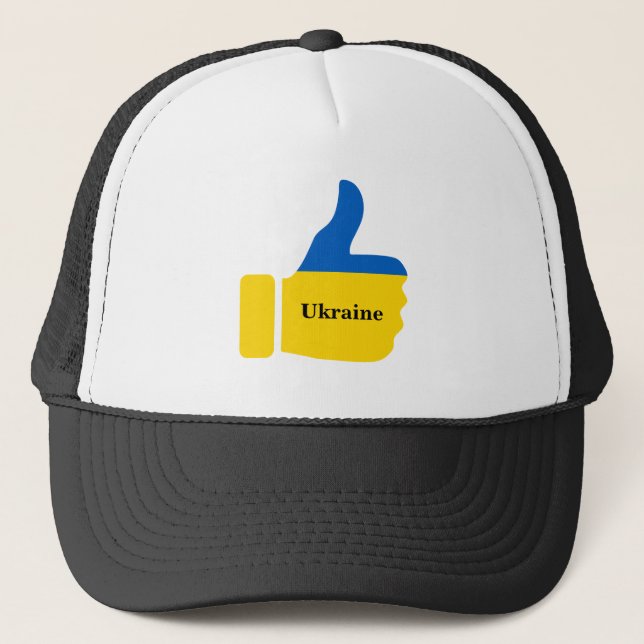 Tumpar upp Ukrainas Truckerkeps (Framsida)