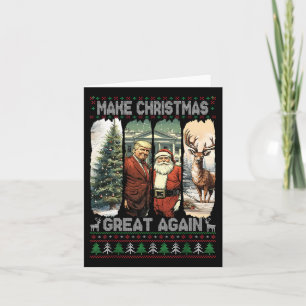 Tumpen Santa 47:e presidenten Gör jul Underbar Ån Kort