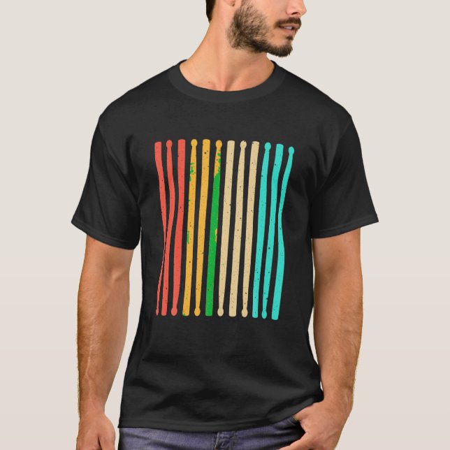 Tumpipor för Drummer Boys Girls Kids T Shirt (Framsida)