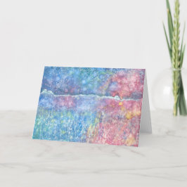 Tumpty Tum Greeting Card by Iris Grace Painting Tack Kort