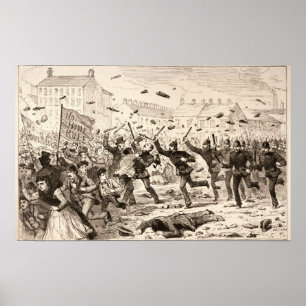 Tumultarna i Belfast Poster