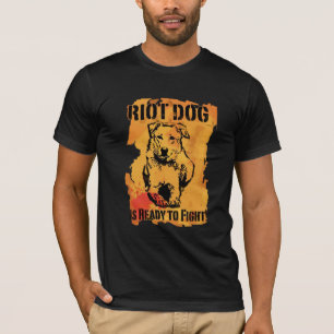 tumulthunden är klar att slåss tee shirt