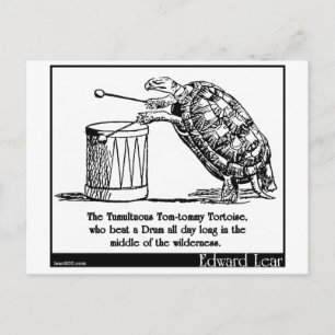 Tumultuous Tom-tomy Tortoise Vykort