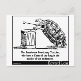 Tumultuous Tom-tomy Tortoise Vykort