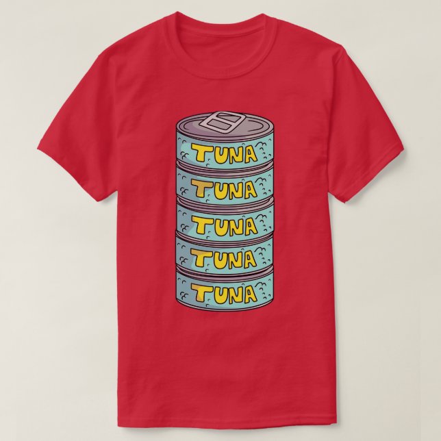 Tuna Cans T Shirt (Design framsida)
