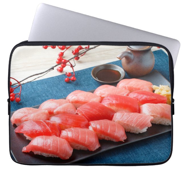 Tuna Celebration – Laptop Sleeve by SUSHIMI (Framsidan)