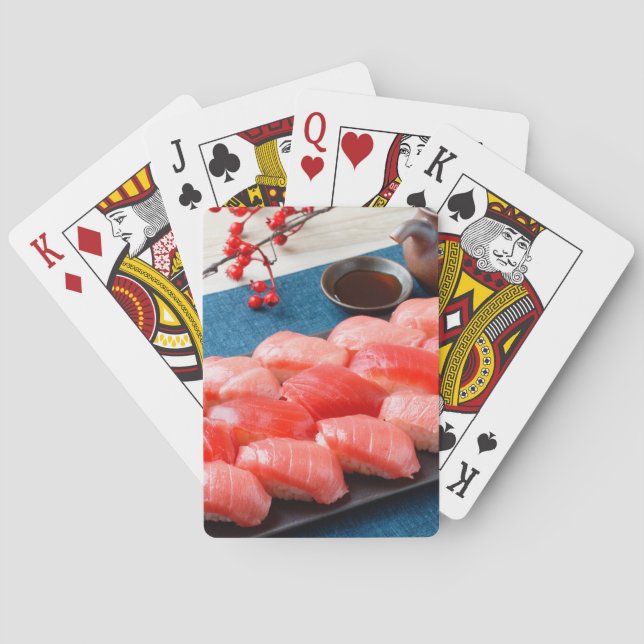 Tuna Lovers' Paradise Platter Casinokort (Baksidan)