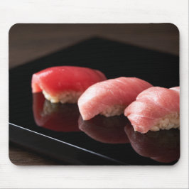 Tuna Trio Elegance – Zen Sushi Mouse Pad Musmatta