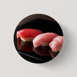 Tuna Trio Sushi Badge – Red, Medium, Fatty Knapp