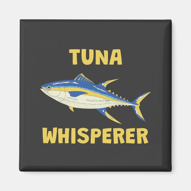 Tuna-viskar Roligt Fiske Magnet (Framsidan)