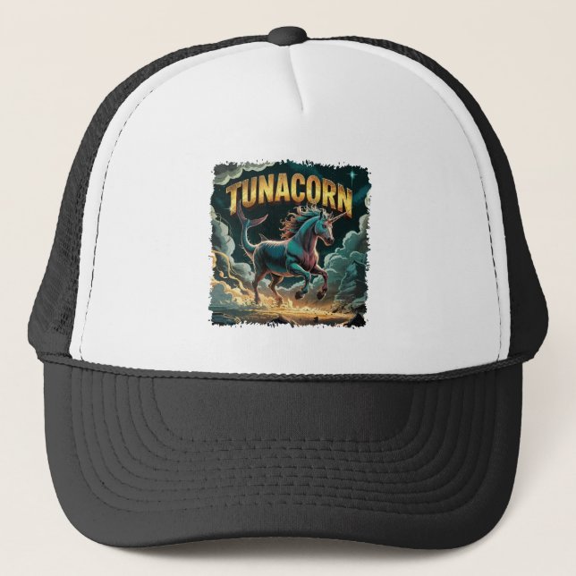 Tunacorn Illustration Combo Creature Funny Keps (Framsida)