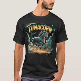 Tunacorn Illustration Combo Creature Funny T Shirt