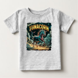Tunacorn Illustration Combo Creature Funny T Shirt