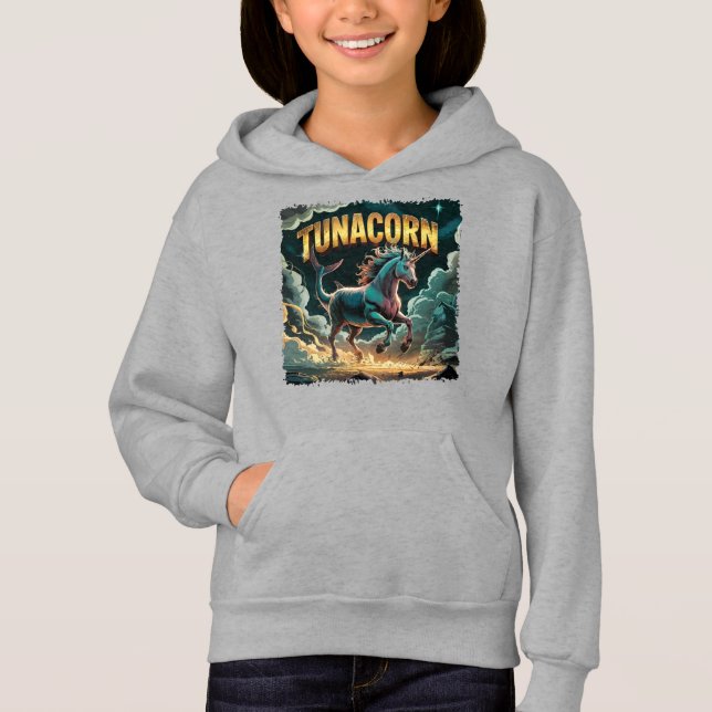 Tunacorn Illustration Combo Creature Funny T Shirt (Framsida)