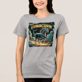 Tunacorn Illustration Combo Creature Funny T Shirt