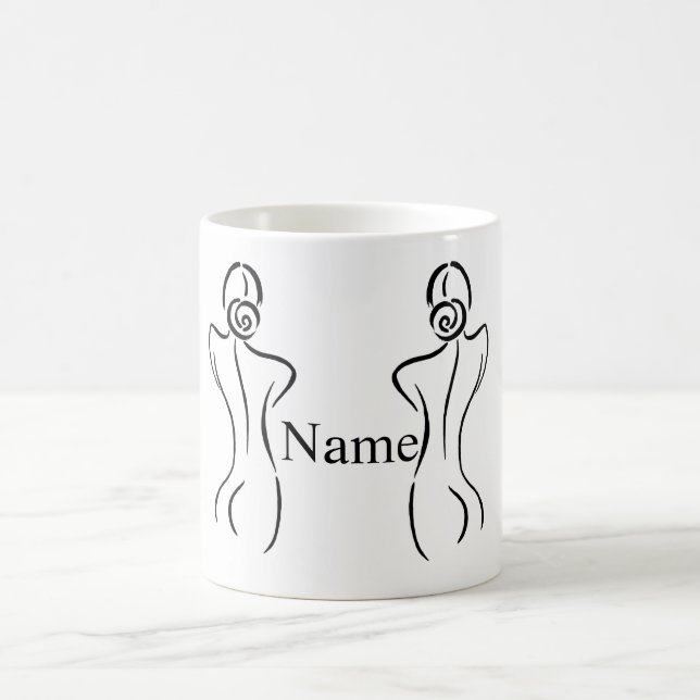 Tunder_Cove-illustration för honkonst Kaffemugg (Center)