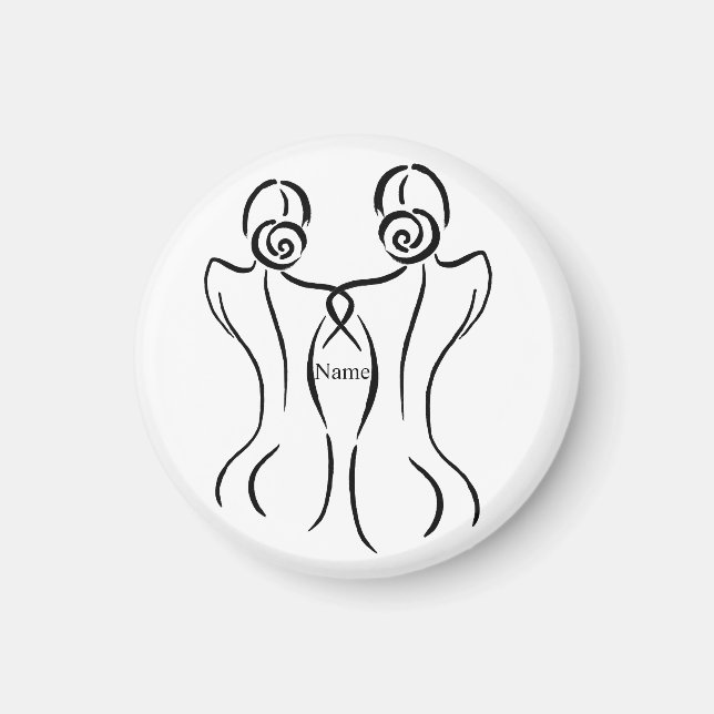 Tunder_Cove-illustration för honkonst Magnet (Framsidan)