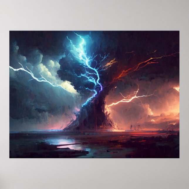Tunder och blixt poster (Framsidan)