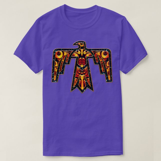 Tunderbird Native Amerika Strömstyrka T Shirt (Design framsida)
