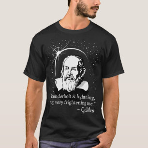 Tunderbolt och Blixt Galileo Science Design T Shirt