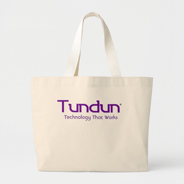 Tundun Tote Jumbo Tygkasse (Framsidan)