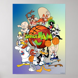 TUNE SQUAD™ Group SPACE SYLT™-Logotyp Poster