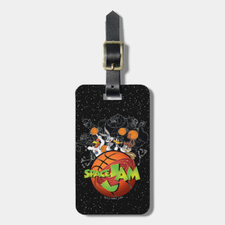 TUNE SQUAD™ och Monstars SPACE SYLT™-Logotyp Bagagebricka