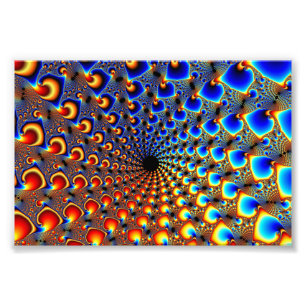 Tunel - Fractalkonst Fototryck