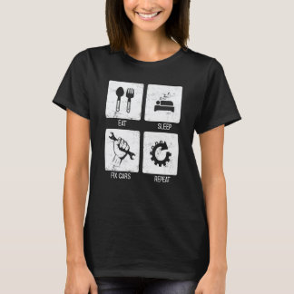 Tuner Billreparationsmekaniker Verktyg Tuning Guy T Shirt