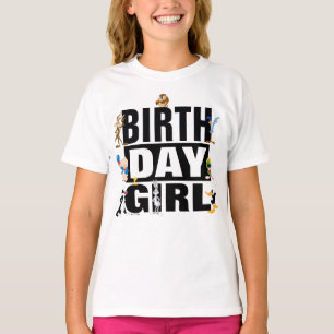TUNES™-teckengrupp Birthday Girl T Shirt