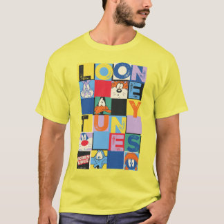 TUNES™-teckenkontrollsblock för LONEY TUNES™ T Shirt