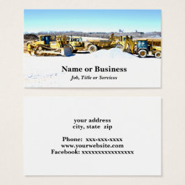 tung byggutrustning visitkort