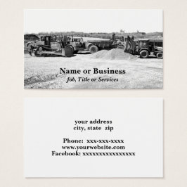 tung byggutrustning visitkort