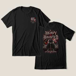 Tung & Hemsökt gotisk dödskalle Hantel Herr Gym T Shirt