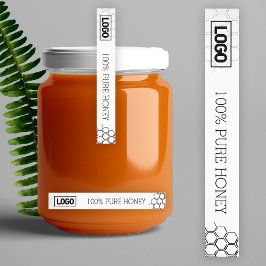 Tung honung Logotyp etikett Tamper-Proof-Seal