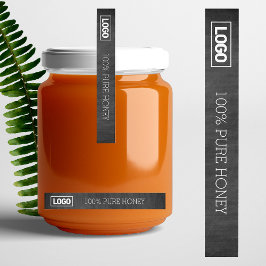 Tung honung Logotyp etikett Tamper-Proof-Seal