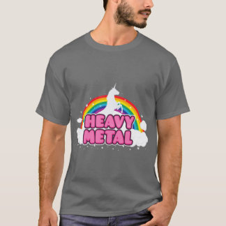 Tung Metal Enhörning vän T Shirt