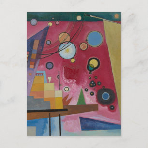 Tung Röd av Wassily Kandinsky Vykort