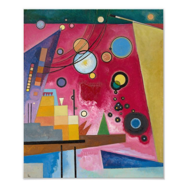 Tung Röd | Kandinsky | Fototryck (Framsidan)