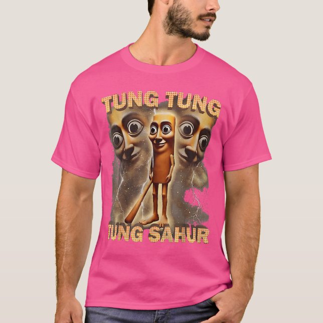 Tung Sahur retro T Shirt (Framsida)