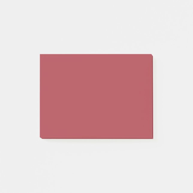 Tung scharlakansröd / dyster crimson enfärgad post-it block (Framsida)