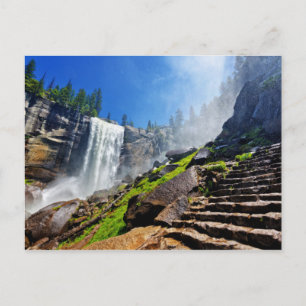 Tung stänk från Vernal Yosemite National Park Vykort
