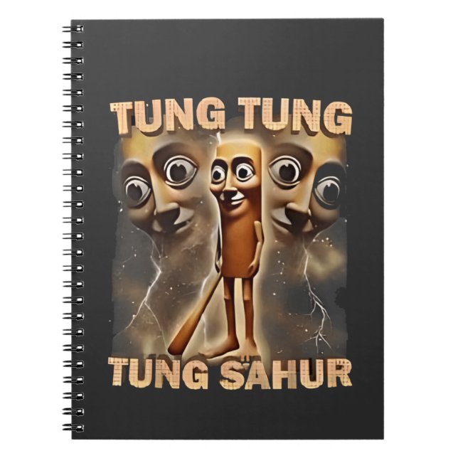 Tung tung sahur Brainrot Meme Anteckningsbok (Framsidan)
